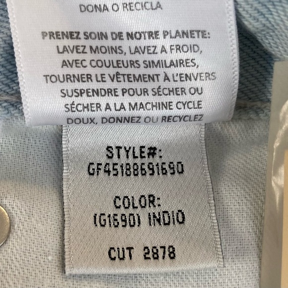 NEW Grlfrnd Jeans Karolina High Rise Straight Crop - Picture 8 of 9